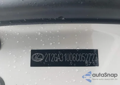 2006 Lexus Rx 330 z USA, uszkodzony, nr VIN 2T2GA31U06C052723